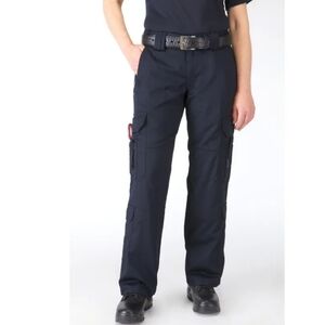 NWT 5.11 Womens EMS Pants Tactical Outdoor Durability Navy Blue Scrubs Cargo